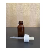 20ml kahverengi cam ecza şişesi plastik damlalıklı çubuklu, 12 adet, ecza şişesi, cam şişe, amber şişe,kozmetik şişe
