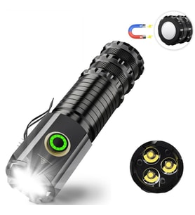 Wison Ws-3838 1500 Lümen Mıknatıslı Usb Şarjlı El Feneri