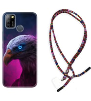 INFINIX Smart 4 5 6 Zero 8 S5 Pro Kılıf Boyun Asklı Rasta Silikon Kartal 1622