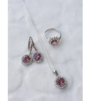 Sultanit Taşlı Gümüş Set