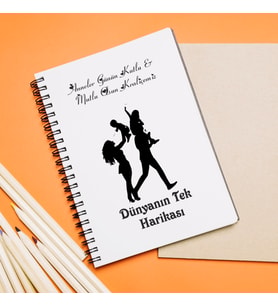 Anneler Günü Tasarımlı Defter