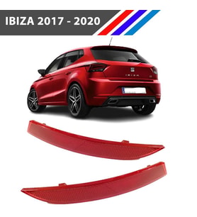 Seat İbiza Arka Tampon Reflektörü Sol ve Sağ Takım 2017 - 2020