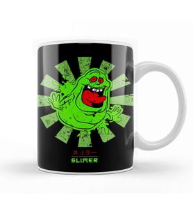 Slimer Retro Japanese Ghostbusters Kupa Bardak Porselen
