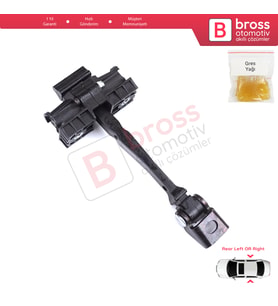 VW Golf Sportsvan AM1 AN1 2014-2020 510839249 İçin Arka Sağ veya Sol Kapı Gergisi