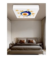 Lüks Yatak Odası Aydınlatma 25watt-30cm X 30cm Lüks Aydınlatma, Nazar Boncuğu, Yatak Avize Modelleri