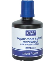 BEYAZ TAHTA KALEM MÜREKKEBİ 100 ML 450G MAVİ