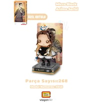 Loz Micro Anime Serisi 1345 Modeli 268 Parça Dekoratif Oyuncak Yapım Seti Yapı Blok FFLZ-1345