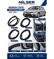 Honda Civic FD6 Kapıya Gelen Fitil 4 Kapı Set 2006-2011 Set