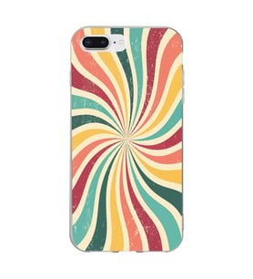 Iphone 7 Plus ve 8 Plus Uyumlu Colorful Tasarımlı Şeffaf Telefon Kılıfı