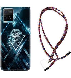 Vivo Y11S Y21S Y20 Y20S Y70 Kılıf Boyun Asklı Rasta Silikon Old Owl 1649