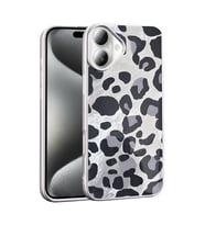 Lexroo iPhone 16 Kılıf Desenli Mep Kılıf - Gri Leopar