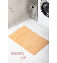 Porsima Pbt-374 Ahşap Bambu Kaymaz Banyo Matı Paspas 45x70cm