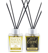 Medine Ravza Kokusu Ve Hacerül Esved Kokusu 100 Ml Çubuklu Oda Kokusu
