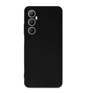 Realme C65 Kılıf First Silikon - Siyah