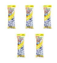 Elmop PM02 Yedek Vidalı Mop Paspas Püskül Ucu - Pamuklu Mikrofiber İpli Mop Yedeği Başlığı - 5 Adet