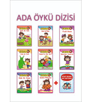Ata 1.Sınıflar İçin Ada Öykü Dizisi + Kitap Okuma Not Defterim (Beyaz)