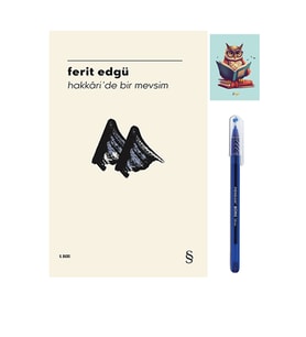Hakkaride Bir Mevsim - Ferit Edgü 9786051857022 Pensan Büro Mavi Tükenmez Kalem (Renksiz)