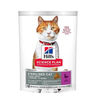 Hills Adult Sterilised Ördek Etli Kısırlaştırılmış Genç Yetişkin Kedi Maması 1.5 Kg (STD)