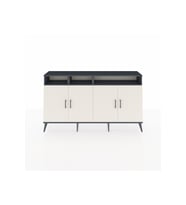Arges Konsol 6 Raflı 4 Kapaklı 176x30x99 Antrasit-Aytaşı/Antrasit