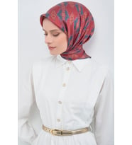 Armine Saf İpek Sura Eşarp-2026 İlkbahar-Yaz- 952200D (Bordo)