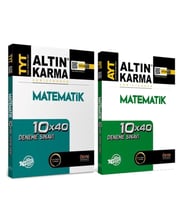 Altın Karma TYT Matematik Deneme ve AYT Matematik Deneme 2 Kitap Set