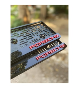 5d Porsche Kabartma Model Pleksi Plakalık