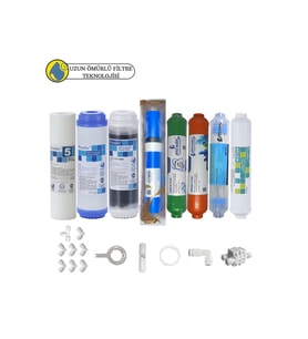 Purefer Açık kasa çif karbon Sertifikalı 8li Vontron Helixfil Yüksek Tds mebran mineral+alkali+detox