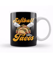 Softball And Tacos Players & Coaches Teammate Kupa Bardak Porselen