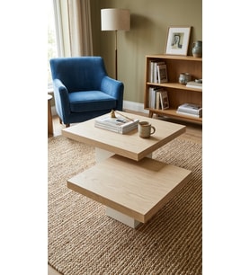 Most Marmoris Meşe Aytaşı %100 Mdf Orta Sehpa Set (EVİNİZE TESLİM)