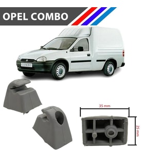 Opel Combo-B Güneşlik Ayağı Gri Renk 2 Adetli Set 1993 2000 M1797-6