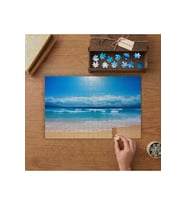 Dalgalı Deniz - Kumsal Tasarımı 240 parça Ahşap Puzzle Ahşap Kutuda MP02637
