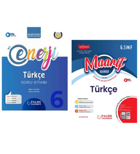 PALME YAYINEVİ 6.SINIF ENERJİ TÜRKÇE SORU KİTABI - TÜRKÇE MAARİF AKADEMİK GELİŞİM DENEMELERİ