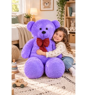 Pandamkee 160 Sevgiliye Özel Hediyelik Ayı (Lila)