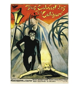The Cabinet Of Dr. Caligari - Silent Tablo Ahşap Poster Dekoratif