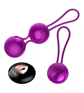 LilituShop USB Şarjlı Uzaktan Kumandalı 10 Titreşimli Kegel Zevk Topları