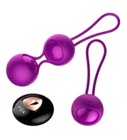 LilituShop USB Şarjlı Uzaktan Kumandalı 10 Titreşimli Kegel Zevk Topları