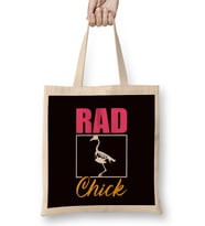 Rad Chick Tech Radiographer Radiologist Medicine Bez Çanta Uzun Saplı