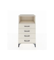 Hyperion Komodin Tek Raflı 4 Çekmeceli 60x44x106 Aytaşı-Aytaşı