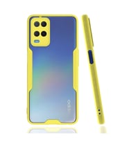 Oppo A54 4g Kılıf Platin Silikon - Sarı