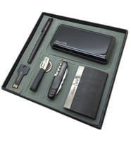 Signator® Concordia  Kişiye Özel Set - 10000 mAh Powerbank + Fonksiyonlu Çakı  + 32Gb. Anahtar Usb + Roller Kalem + Anahtarlık + Kartvizitlik  İsme Özel Hediyelik Set (Karışık)