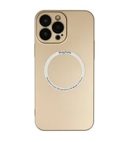 Apple İphone 14 Pro Kılıf Jack Magneticsafe Lens Silikon - Gold