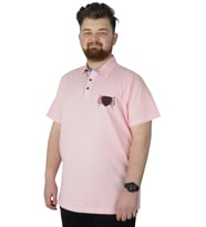 Mode XL Büyük Beden T-Shirt Polo Mode Club 22330 Somon