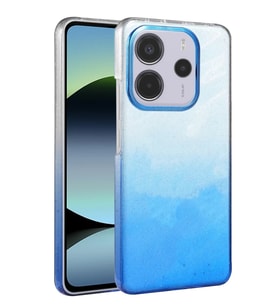 Newface Xiaomi Redmi Note 14 4G Glossy Kapak - Mavi