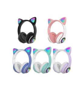 Kedi Figürlü Bluetooth Kulaklık