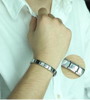 Hediye Kutusunda Kişiye Özel Unisex İtalyan Çelik Bileklik