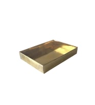 Asetat Kapaklı Karton Yasin Ve Tespih Kutusu 10.5X14.5X2(25 Adet)  Gold