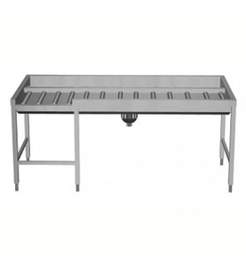 Electrolux Professional Manuel Ayrıştırma Tezgahı, 4 Sepetli, Önden Bağlantı, Soldan>sağa, 2130 Mm HSMSF4LR