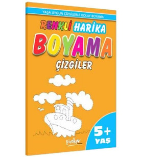 Renkli Harika Boyama Çizgiler (5+Yaş)