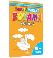Renkli Harika Boyama Çizgiler (5+Yaş)