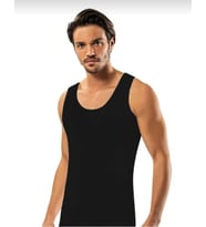 ERDEM 650 ERKEK SEAMLESS KORSE ATLET 3 ADET (Siyah)
